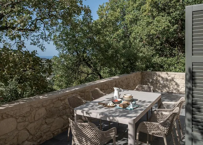 Velanis stone house, style into nature - secluded